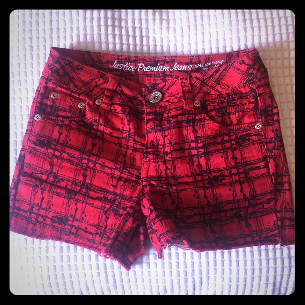 Justice Premium Jeans girls shorts , size 12 S
